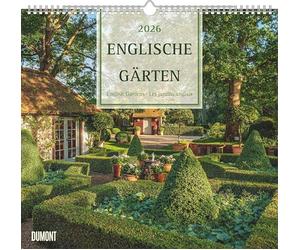 Englische Gärten 2026 - DUMONT Garten-Kalender - mit allen wichtigen Feiertagen - Format 38,0 x 35,5 cm: English Gardens - Les jardins anglais