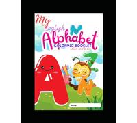 English Alphabet Coloring and Tracing Booklet in Black Outline Style: ABC Tracing and Coloring Workbook for Kids Ages 3-6 | Letter Recognition, Handwriting Practice, and Fine Motor Skill Development