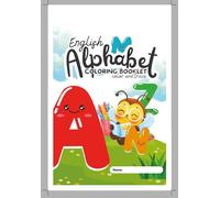English Alphabet Coloring book: Color and trace