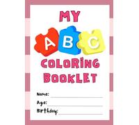 English Alphabet Coloring Booklet: Color And Trace