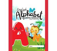 English Alphabet: coloring booklet color and trace