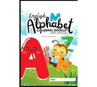 English alphabet coloring booklet: Color and trace