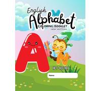 English Alphabet coloring: booklet color and trace