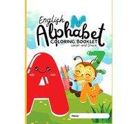 English Alphabet: Coloring booklet Color and Trace