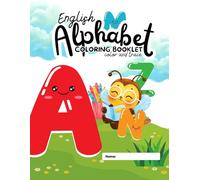 English Alphabet Coloring Booklet - Color and Trace