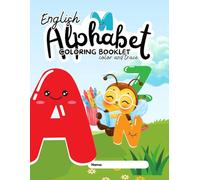 English Alphabet: Coloring booklet color and trace