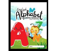English Alphabet Coloring & Tracing Book: Fun ABC Learning for Toddlers & Preschoolers