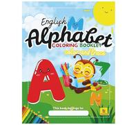 English Alphabet Coloring & Tracing Booklet - Fun ABC Learning Activity for Preschool Kids: Trace, Color, and Learn Letters
