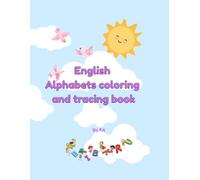 English Alphabets writing and coloring book