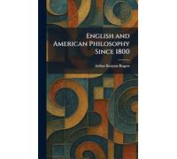 English and American Philosophy Since 1800