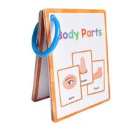 English Body Parts - Set di parole educative per bambini, 15 pezzi