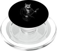 English Bull Terrier che suona la chitarra musica rock amante dei cani PopSockets PopGrip per MagSafe