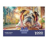 English Bulldog Master-Level Jigsaw Puzzles for Adults Embark on A 1000-Piece Advanced And Challenging Puzzle Games Journey - Positioned As The Ultimate Gift Jigsaw Puzzles for Adults And Kids