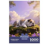 English Bulldog, Puzzle Da 1000 Pezzi, Attività Rilassante E Arricchente, Decorazione O Souvenir, Adatto Dai 10 Anni, Pet Dog, 70x50cm/1000pcs
