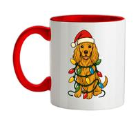 English Cocker Spaniel Natale - Tazza IN Ceramica - Cane Cani Cucciolo Love