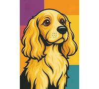 English Cocker Spaniel Notebook: Cartoon Journal, Diary, Doodle Pad: Featuring a Floppy-Eared Friend for Imaginative Minds and Dog Devotees, great ... Small Breed Fans & Creative Enthusiasts