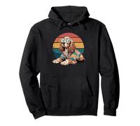 English Cocker Spaniel Occhiali da Sole Hawaii Spiaggia Felpa con Cappuccio