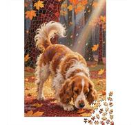 English Cocker Spaniel Puzzle 1000 Pezzi, Sviluppo Cognitivo, Attività Di Gruppo, Complemento D'Arte 1000pcs (75x50cm)