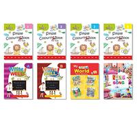 English Cursive Writing book Rhymes Book Picture Book Colouring Books set of 8 books for kids 2 - 6 years of age
