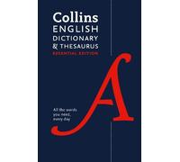 English Dictionary and Thesaurus Essential (Copertina rigida) Collins Essential