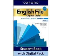 ENGLISH FILE HUB GOLD A2/B1 - STUDENT'S BOOK + WORKBOOK + KEY + EN CHECK -