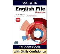 English File: Elementary: Student Book with Key: Print Student Book and 2 years' access to Student Resources, and Skills Confidence, available on Oxford English Hub.