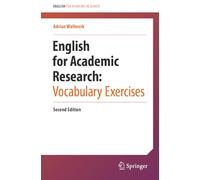 Adrian Wallwork English for Academic Research: Vocabulary Exercises (Tascabile)