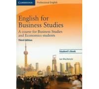Ian MacKenzie English for Business Studies Student's Book (Tascabile)