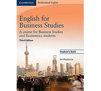 Ian MacKenzie English for Business Studies Student's Book (Tascabile)