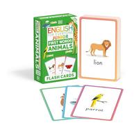 English for Everyone Junior First Words Animals Flash Cards