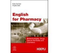English for Pharmacy. Con tracce audio online - De Giuli Ester, Sala Angelo