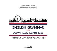 English grammar for advanced learners. Items of contrastive analysis
