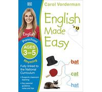 English Made Easy: Rhyming, Ages 3-5 (Preschool): Supports the National Curriculum, English Exercise Book