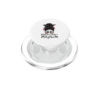English Mastiff Kinda Busy Being A Dog Mom Funny Messy Bun PopSockets PopGrip per MagSafe