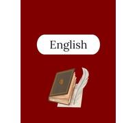 English Notebook - 250 Pages V2: College Ruled Paper | 8.5 x 11" | School, Study, and Lab Notes, Academic Lined Notebook for Students, Teachers, and English Lovers