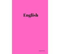 English Notebook for Students: | 6x9 Inches | 80 Pages of Lined Paper | Matte HardCover | Ideal for English Classes School & College Use