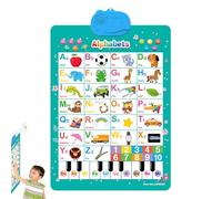 English Phonics Posters - Colorful Sounds Wall Chart | Poster Preschool Learning with Rich Patterns for animals and car make learning alphabet letters