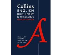 English Pocket Dictionary and Thesaurus (Tascabile) Collins Pocket
