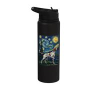 English Pointer Starry Night - Cane da caccia per papà Stainless Steel Insulated Water Bottle