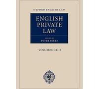 English Private Law: Main Volumes and Second Cumulative Updating Supplement