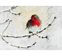 English Robin in Winter Deluxe Boxed Holiday Cards: Christmas Cards, Greeting Cards
