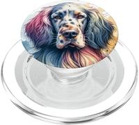 English Setter Dog Acquerello Opere d'arte PopSockets PopGrip per MagSafe