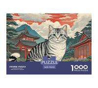 English Short Silver Gradual Layer 1000 Pezzi Puzzle Per Adulti E Bambini Più Grandi Animal Cat Jigsaw Gigante Multicolore Collezione D'arte Divertimento Travel Gift 70x50cm/1000pcs