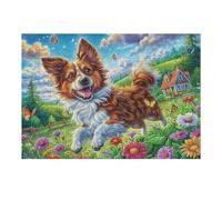 English Springer Spaniel Puzzle 300 Pezzi Per Bambini Ragazzi Cartone Di Alta Qualità Atossico Attività Educativa Per Tempo Libero Scolastico Con Confezione Regalo 300 PCS（40x28cm）