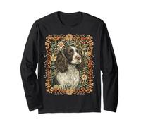 English Springer Spaniel William Morris, Decorazione Floreale per Cani Maglia a Manica