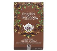 English Tea Shop Tisana Biologica di Rooibos con Cioccolato e Vaniglia Naturalmente Senza Caffeina Premiata Collezione di Té Raccolti a Mano dallo Sri Lanka - 3 x 20 Sachets (120 Gram)
