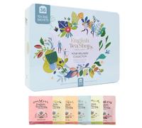 English Tea Shop | Infusioni Benessere in 6 Sapori | Cofanetto Metallo Tisane Bellezza Felicità Depurativa Buonanotte Energizzante Rilassante - 36 Filtri