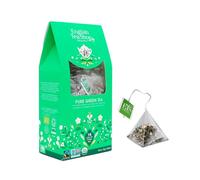 English Tea Shop | Puro Tè Verde BIO Equosolidale in Eco-Box | Tè Verde Senza Aromi - 1 x 15 Piramidi | Tè Verde Indiano Corposo e Profumato