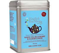 English Tea Shop Tè Bianco Bio con Mirtilli e Fiori di Sambuco - 100 g