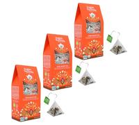 English Tea Shop | Tè Nero BIO Chai | Tè Nero e Cannella Cardamomo,Chiodi Garofano Noce Moscata Zenzero in Eco-Box - 3 x 15 Piramidi di Tè